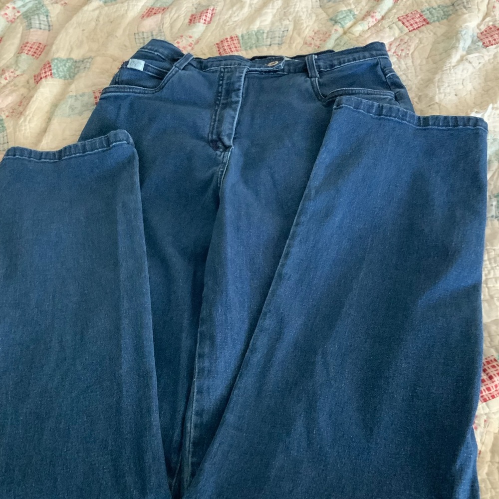 Cheryl Tiegs medium blue jeans.  8tall